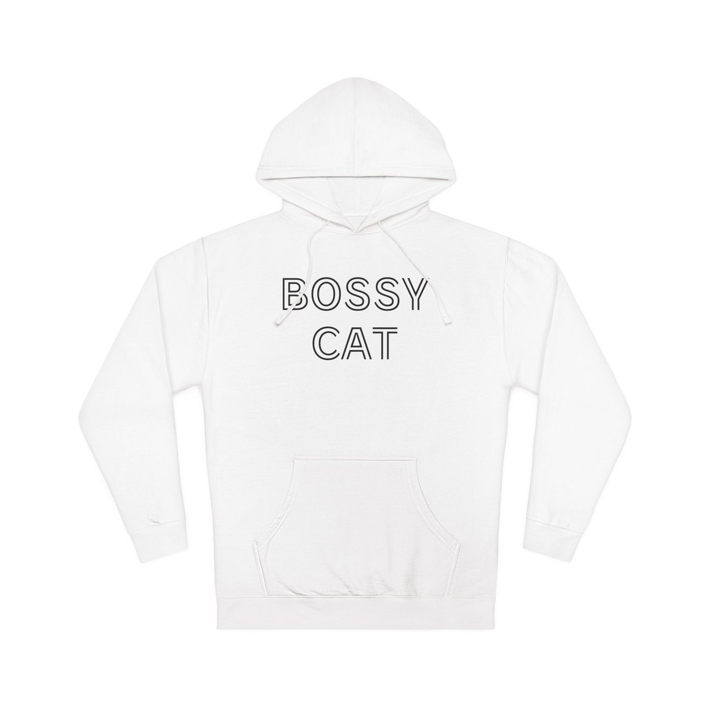 Bossy Cat Unisex Hooded Sweatshirt, Cozy Hoodie for Cat Lovers, Perfect Gift for Pet Owners, Unique Sweatshirt for Every Occasion, Cat