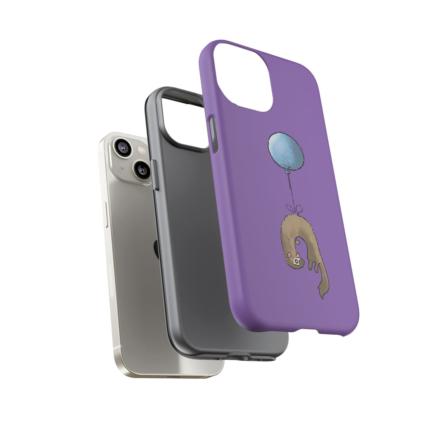 Playful Phone Case with Quirky Design - Tough Cases for Animal Lovers, Cute Gift for Kids, Unique Phone Accessories, Fun Birthday Present,